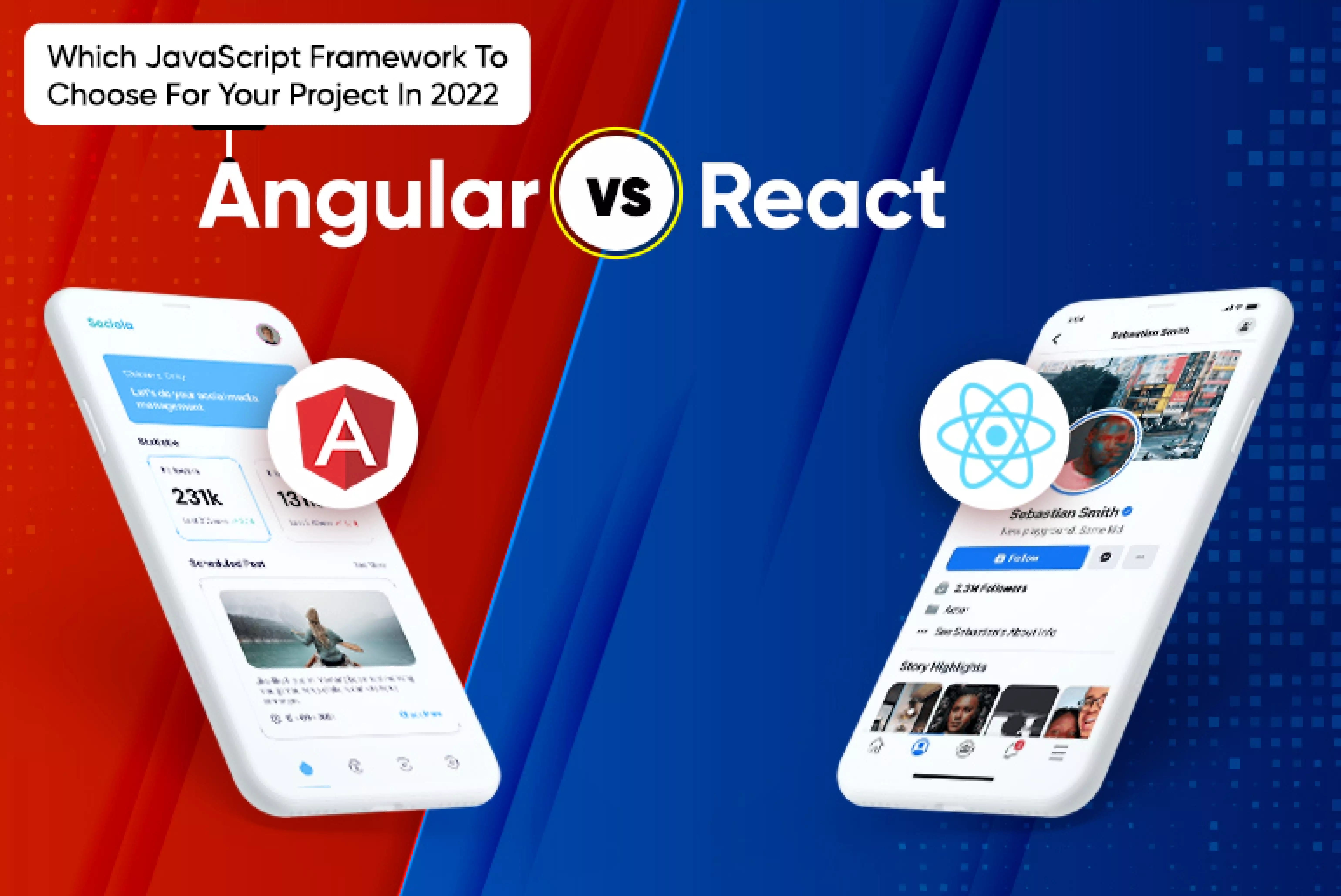 Which JavaScript Framework To Choose For Your Project In 2022- Angular vs React_Thum